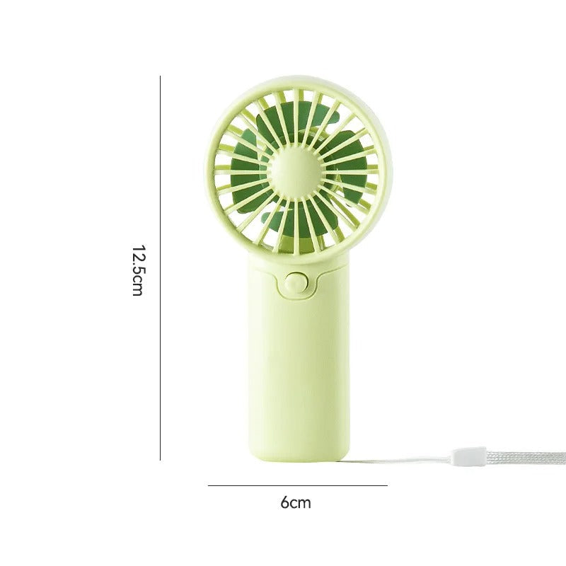 MEET SUN Portable Mini Fan - Handheld Pocket Fan USB Rechargeable Small Personal Fan
