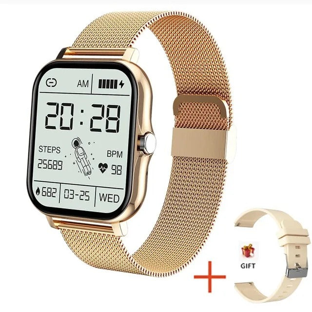 2025 Bluetooth Call Smart Watch Men Women - Sport Fitness Tracker with Heart Rate Monitor & Waterproof