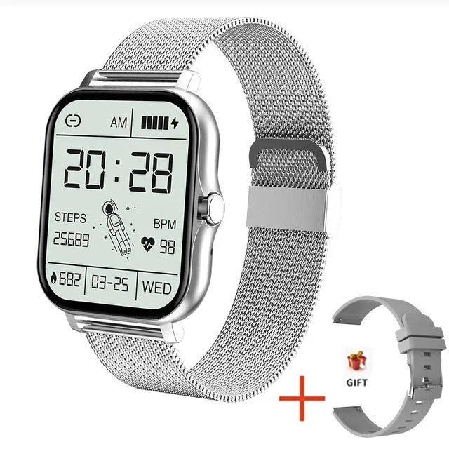 2025 Bluetooth Call Smart Watch Men Women - Sport Fitness Tracker with Heart Rate Monitor & Waterproof