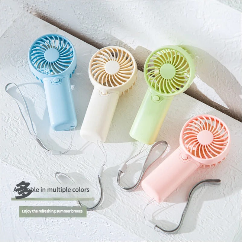 MEET SUN Portable Mini Fan - Handheld Pocket Fan USB Rechargeable Small Personal Fan
