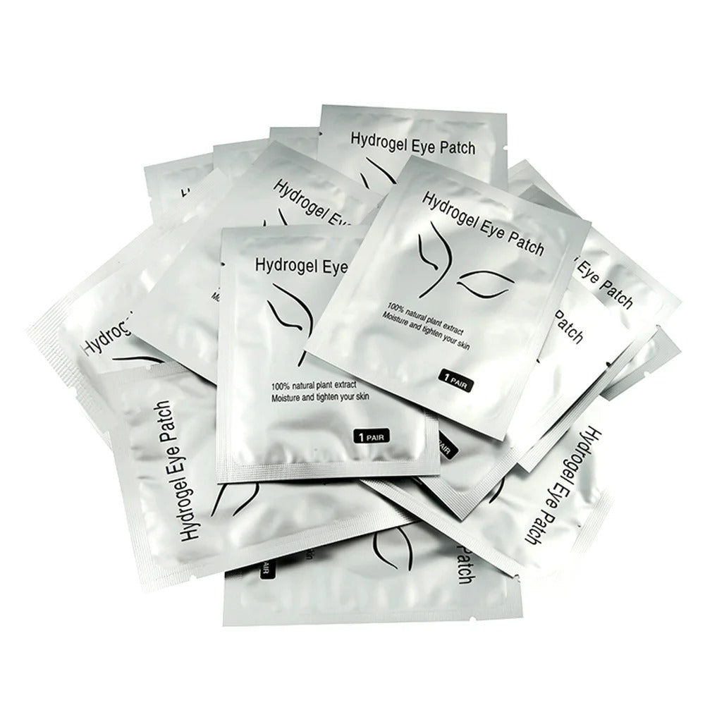 50 Pairs Eyelash Extension Under Eye Pads - Hydrogel Eye Patches for Lash Extension & Makeup
