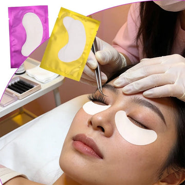 50 Pairs Eyelash Extension Under Eye Pads - Hydrogel Eye Patches for Lash Extension & Makeup