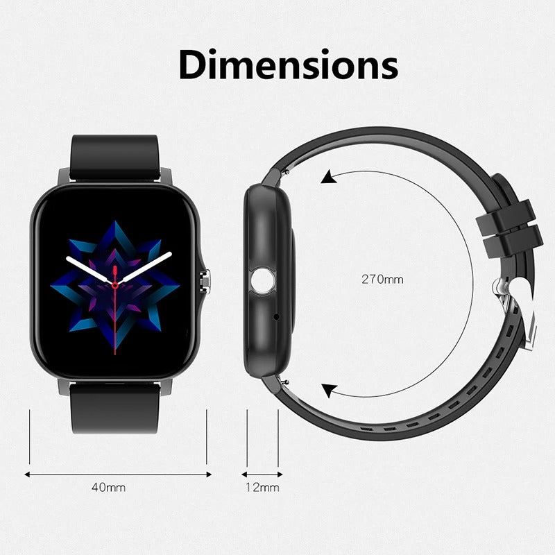 2025 Bluetooth Call Smart Watch Men Women - Sport Fitness Tracker with Heart Rate Monitor & Waterproof