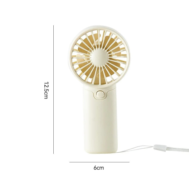 MEET SUN Portable Mini Fan - Handheld Pocket Fan USB Rechargeable Small Personal Fan