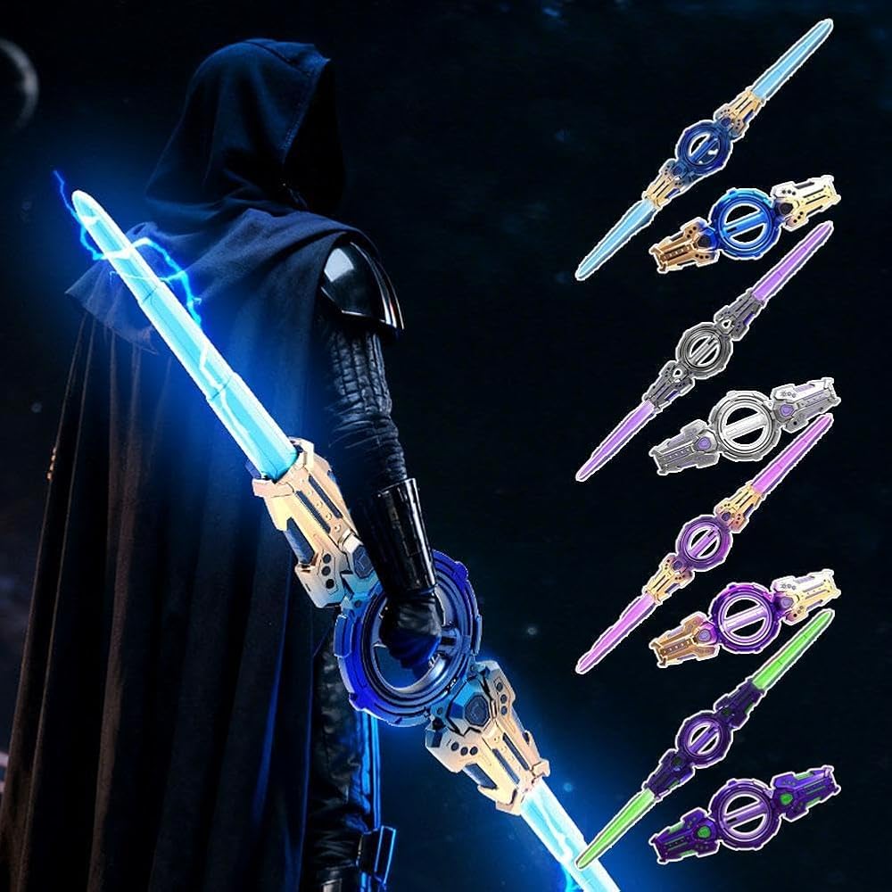 Toy Double Ended Retractable Double Edge Lightsaber.