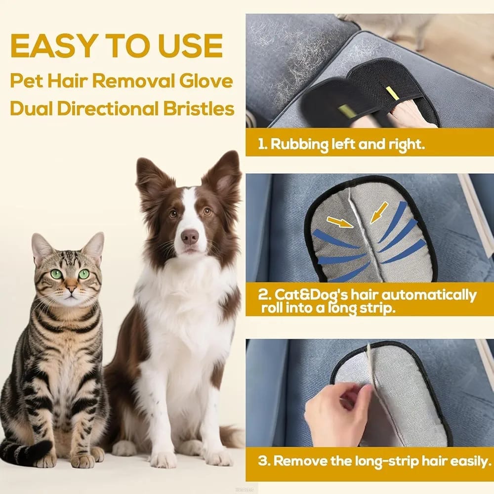 pet hair removal glove